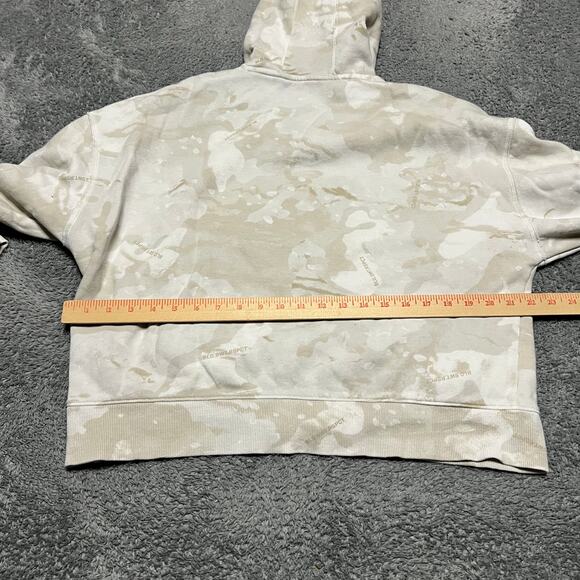 Project Rock Under Armour Hoodie Womens Medium White Camo Veterans Day Fleece - Picture 6 of 8
